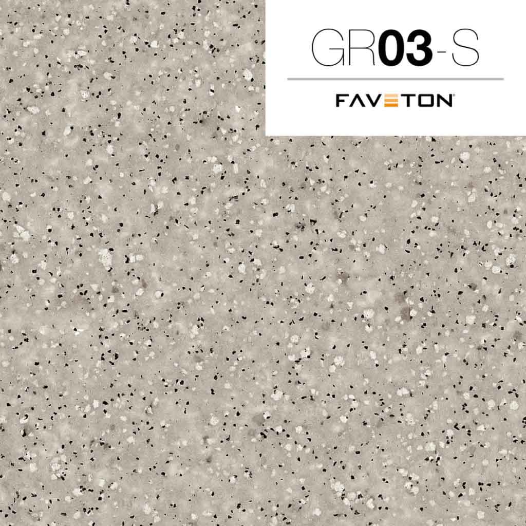 Imagen detalle del color gris GR03-S de la placa cerámica CERAM 20 de FAVETON